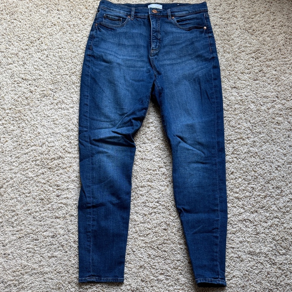 Classic Blue Women's Loft High Waist Skinny Jeans Size 10